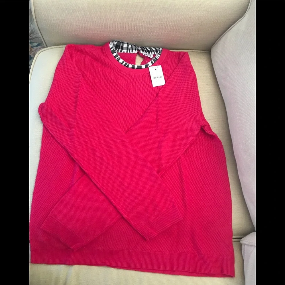 Textured Ruffle-Trim Sweater - Picture 3 of 8